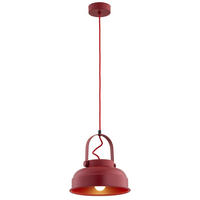 HÄNGELEUCHTE 109,5/26/26 cm  - Rot, Basics, Metall (109,5/26/26cm)