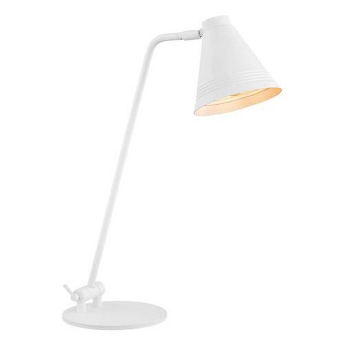 TISCHLEUCHTE 55/30/18 cm   - Goldfarben/Weiß, Basics, Metall (55/30/18cm)