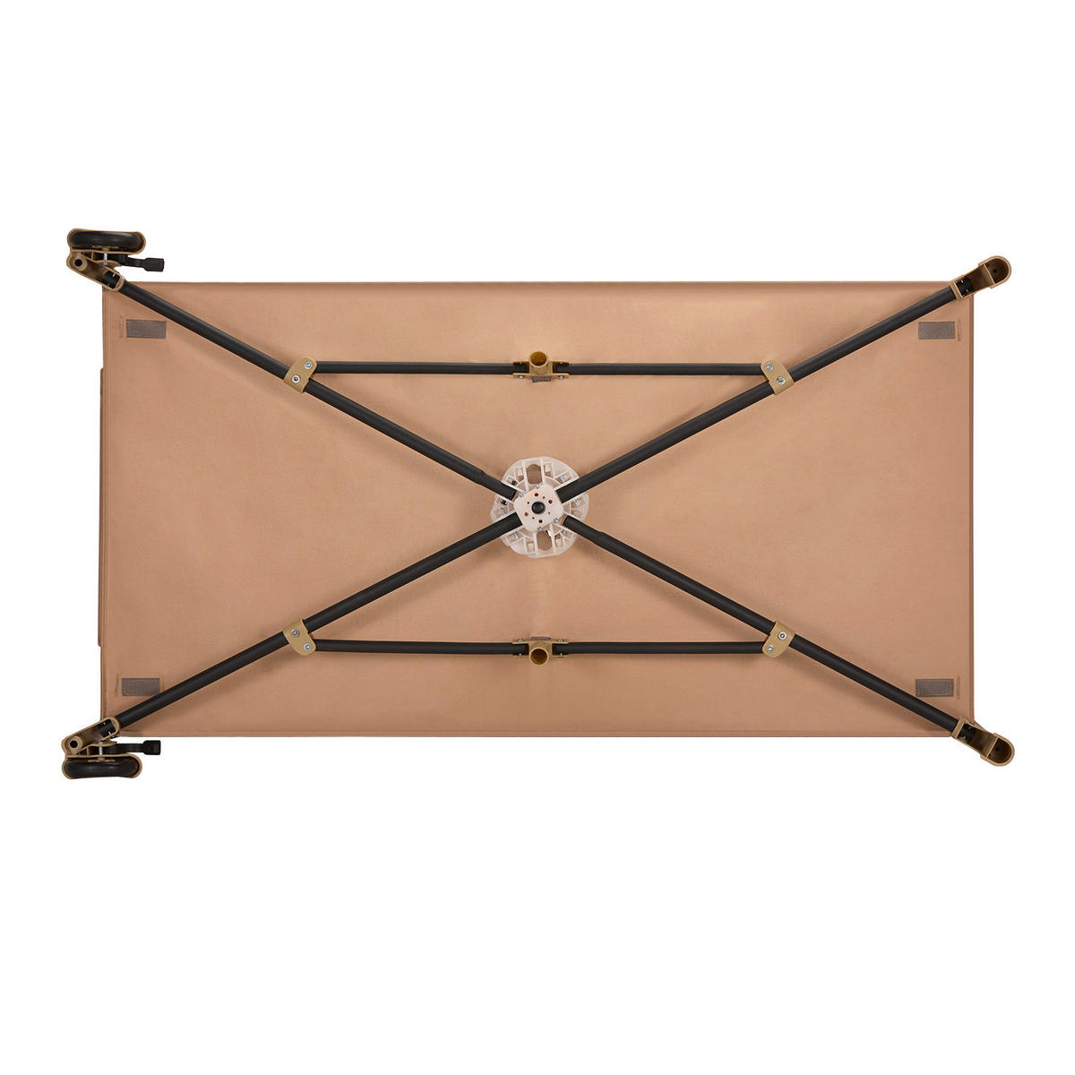 REISEBETT Jasmin Easy Fold Beige  - Beige, Basics, Kunststoff (123/67/74.9cm) - Lionelo
