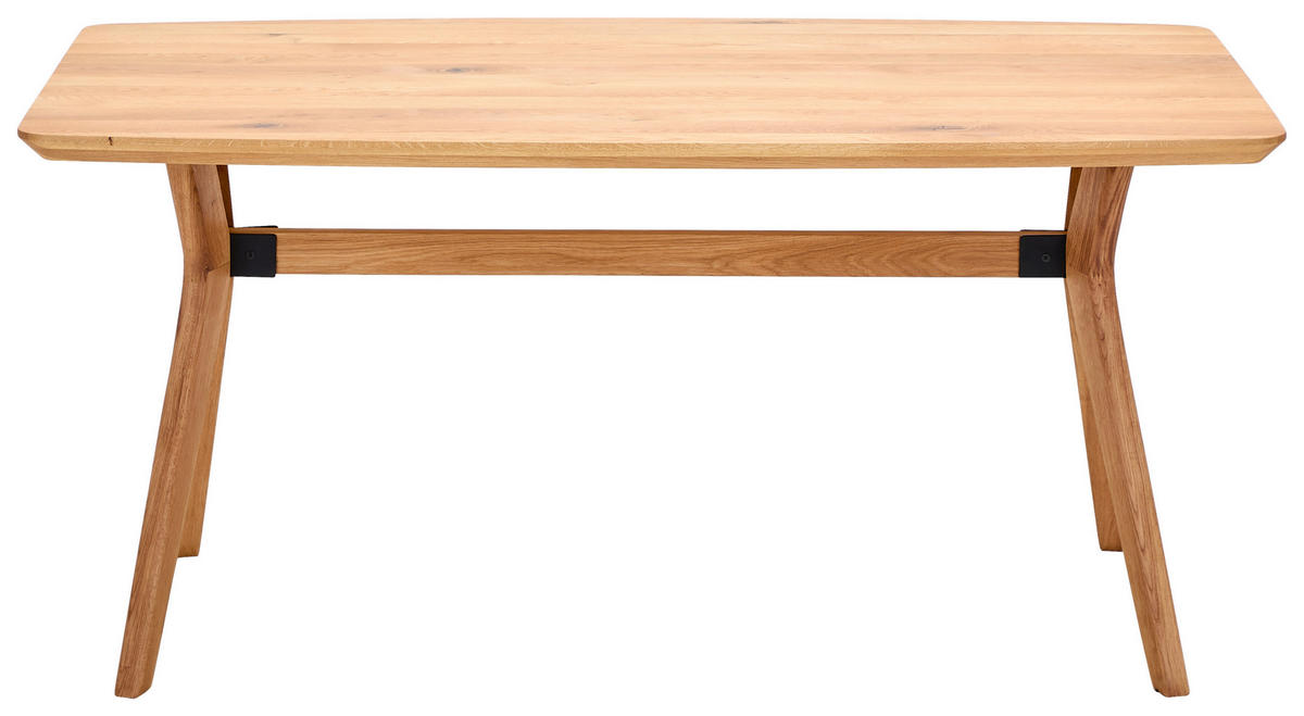 ESSTISCH in Holz 160/90/75 cm  - Eichefarben, Design, Holz (160/90/75cm) - Linea Natura