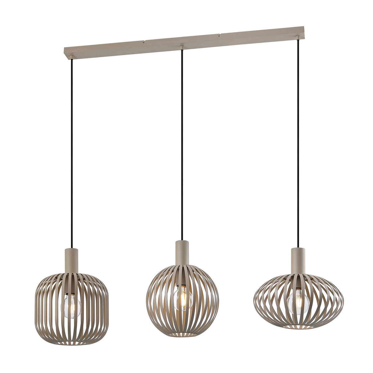 ZÁVĚSNÉ SVÍTIDLO, 119/31/150 cm  - pískové barvy, Design, kov (119/31/150cm) - Novel
