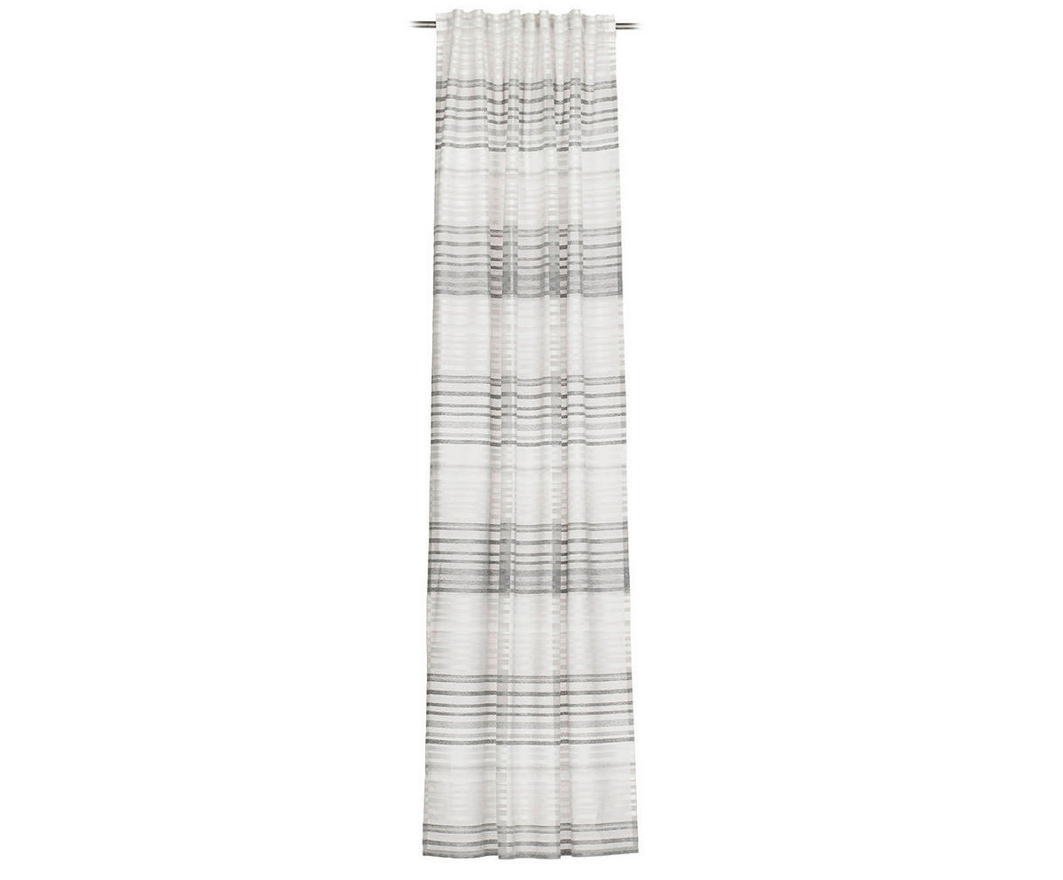 FERTIGVORHANG  halbtransparent   140/245 cm  - Anthrazit, Basics, Textil (140/245cm) - Novel