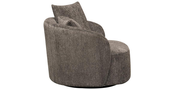 SESSEL in Webstoff Dunkelgrau  - Dunkelgrau/Schwarz, Design, Holz/Textil (101/82/97cm) - Carryhome