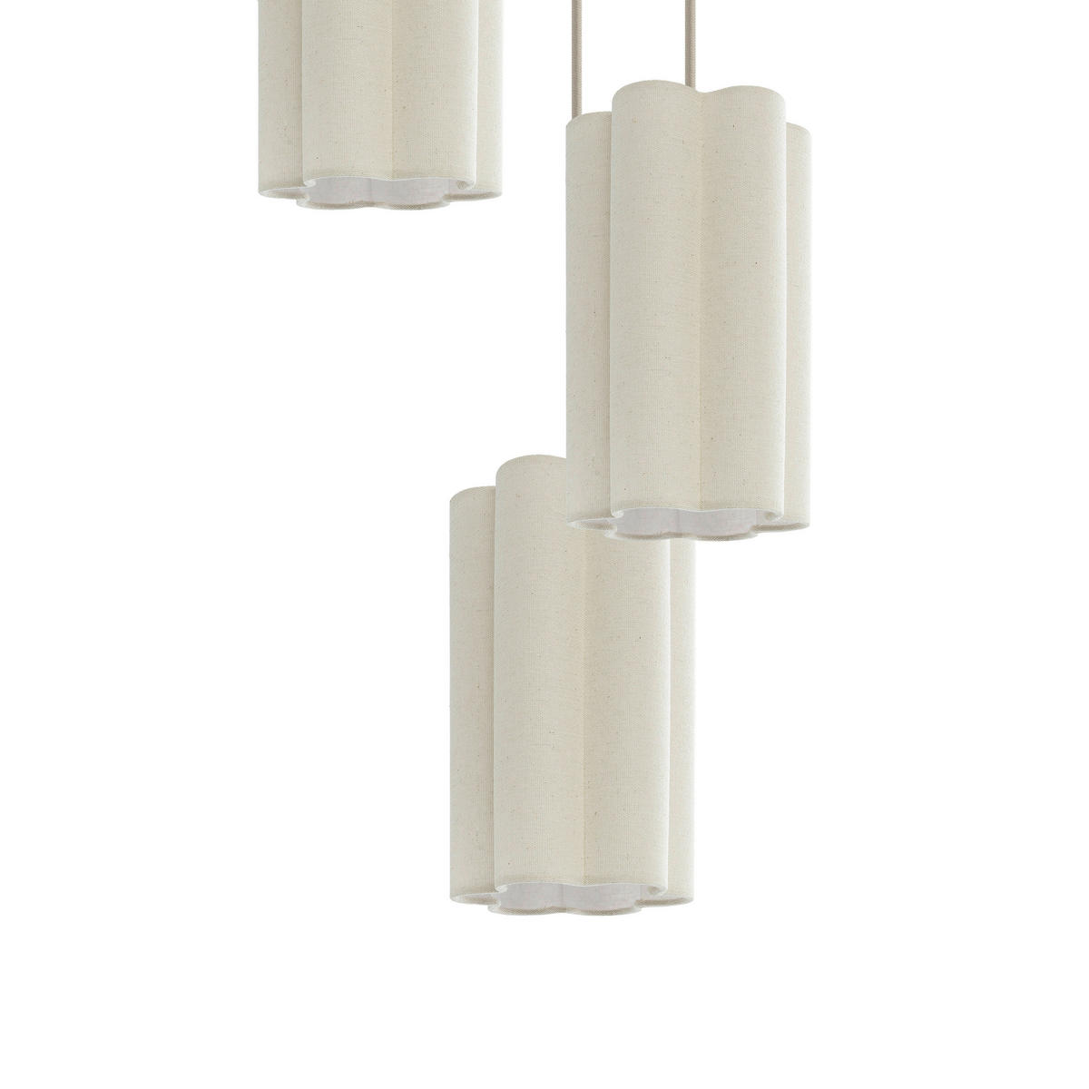 HÄNGELEUCHTE 34/120 cm  - Beige, Trend, Kunststoff/Textil (34/120cm) - Novel