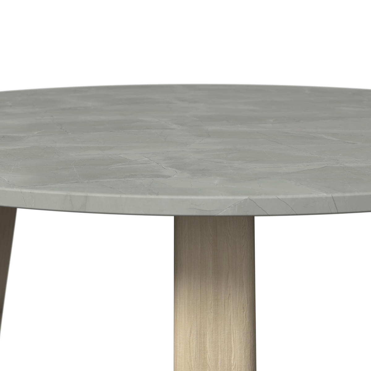 LOUNGETISCH 95/95/34 cm Holz, Kunststoff  - Eschefarben/Hellgrau, ROMANTIK / LANDHAUS, Holz/Kunststoff (95/95/34cm) - Dieter Knoll