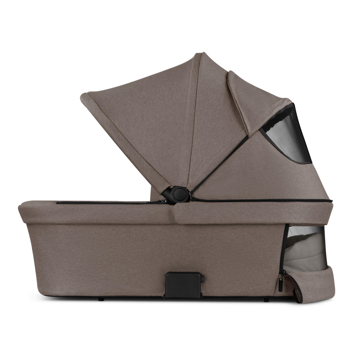 KINDERWAGENSET Salsa 5 Air 3in1 Set Calla  - Schwarz/Braun, Basics, Textil/Metall (63/118/95.5cm) - ABC Design