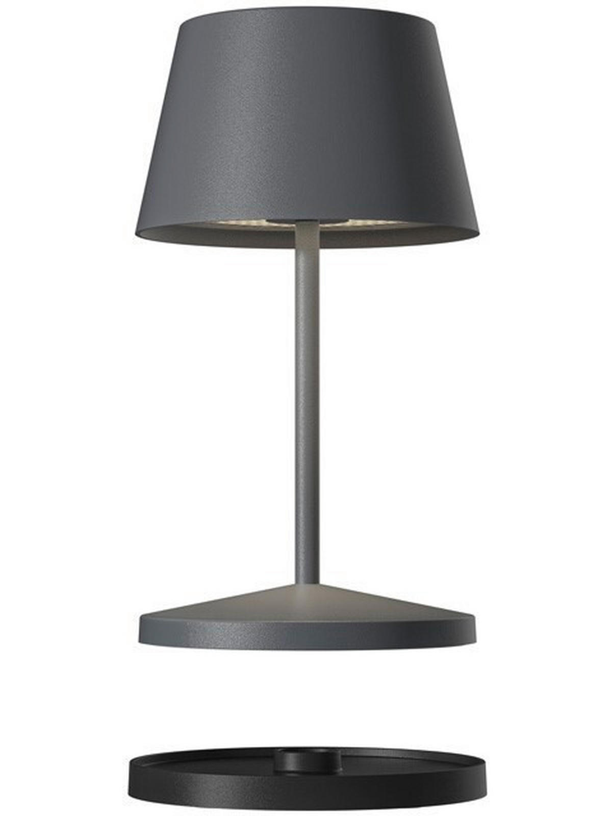 LED-TISCHLEUCHTE 11/20 cm   - Anthrazit/Weiß, Design, Metall (11/20cm) - Villeroy & Boch