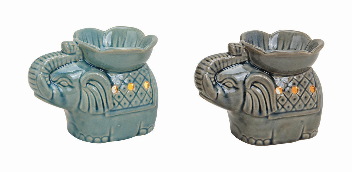 DUFTLAMPE   - Grün, Basics, Keramik (14/11/9cm)