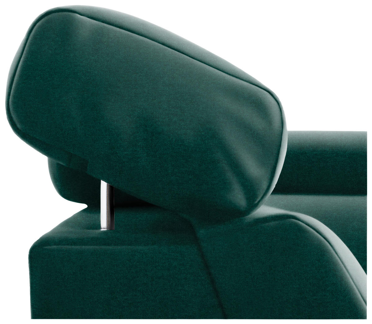 KUTNA GARNITURA tekstil  zelena   - zelena/boje kroma, Konvencionalno, tekstil/metal (206/271cm) - Carryhome