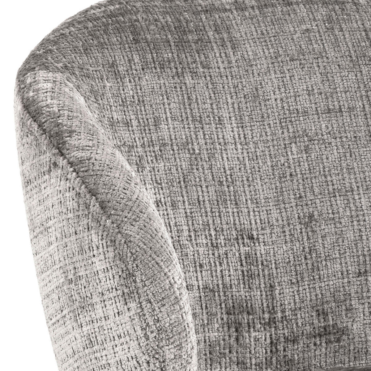 ARMLEHNSTUHL  in Struktur  - Schwarz/Grau, Trend, Textil/Metall (58,5/80/60cm) - MID.YOU