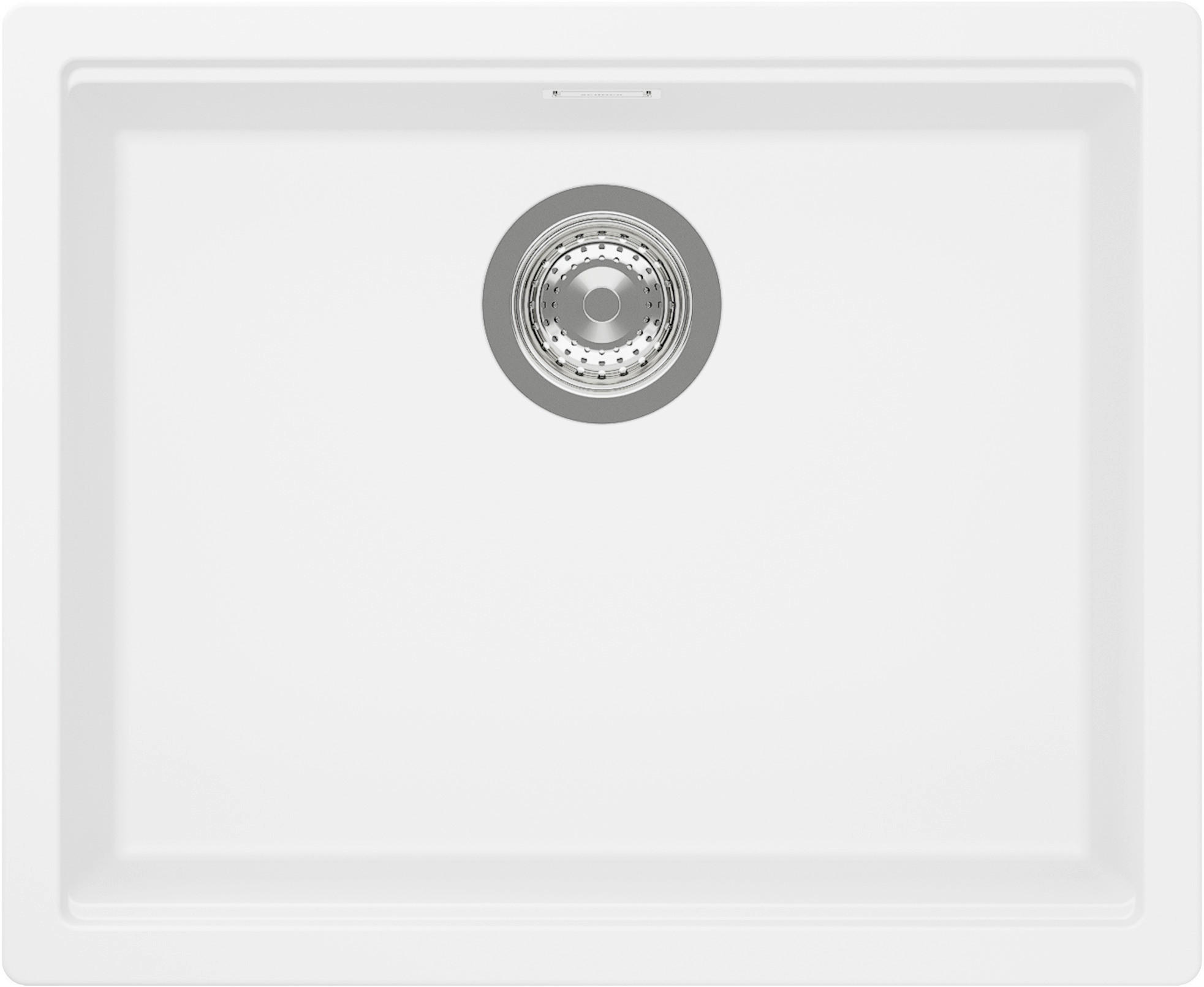 SPÜLE KIRN100LFBDAY  - Weiß, Basics, Stein (55,6/28,9/45,6cm) - Schock