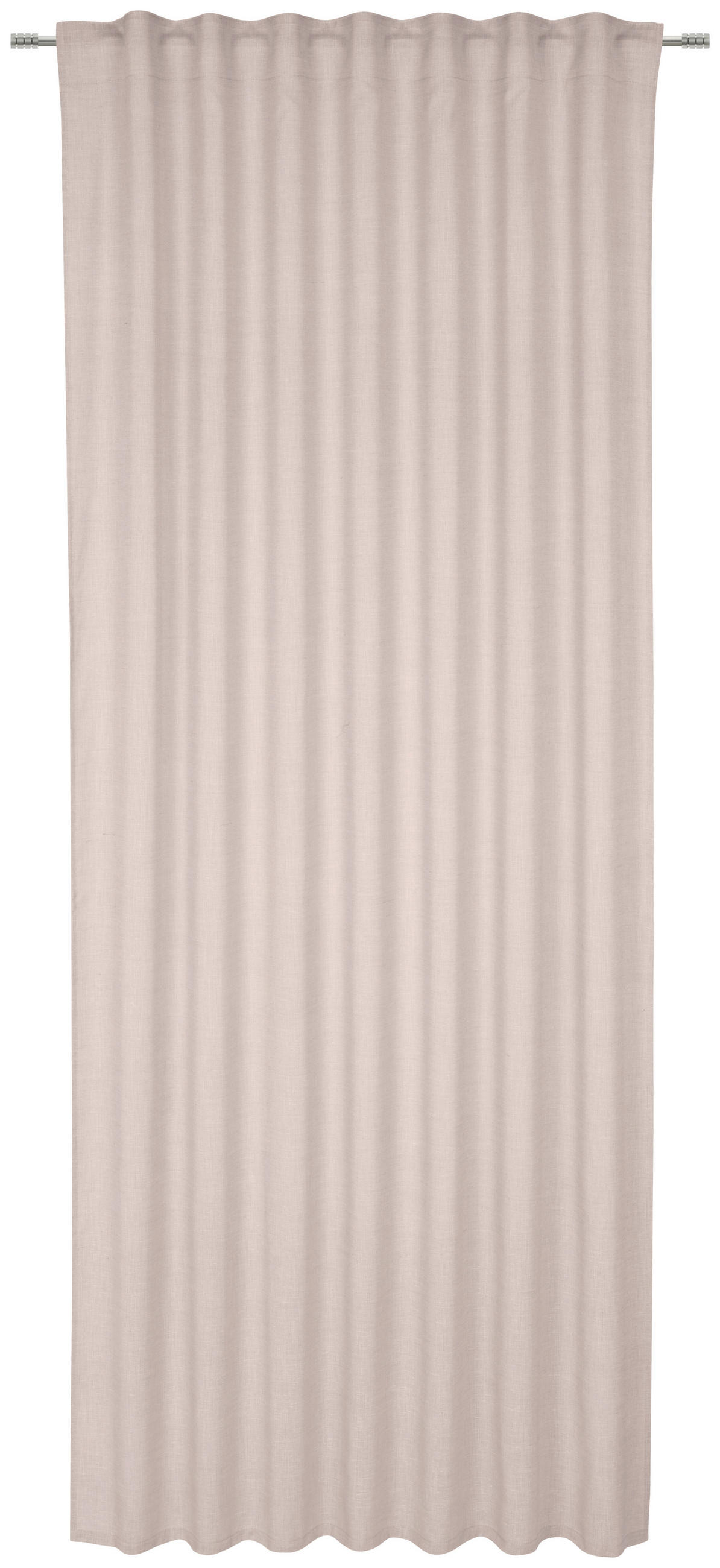 HOTOVÝ ZÁVĚS, poloprůhledné, 140/245 cm - růžová, Basics, textil (140/245cm) - Esposa