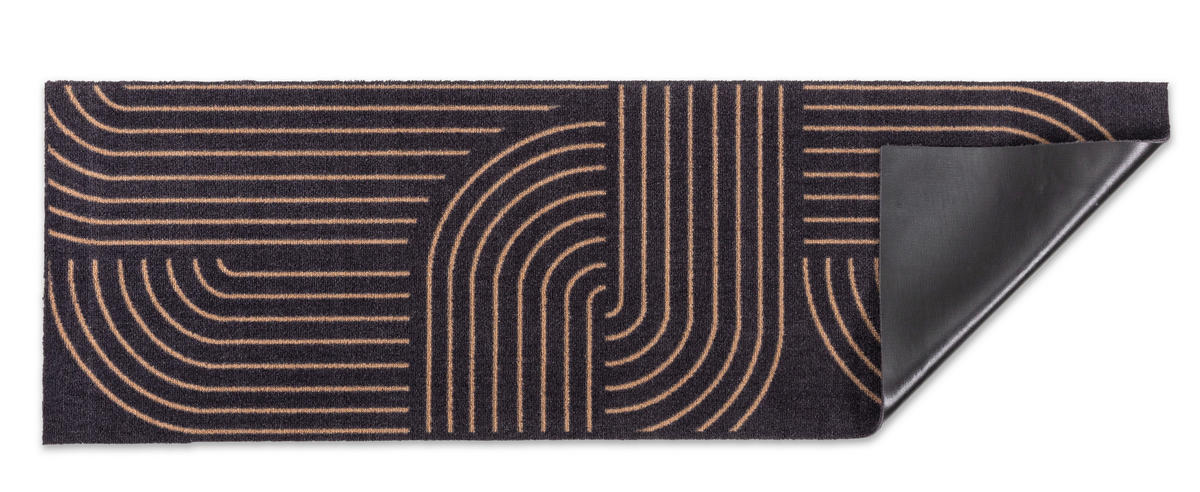 FUßMATTE  50/150 cm  Schwarz  - Schwarz, Basics, Kunststoff/Textil (50/150cm) - Astra