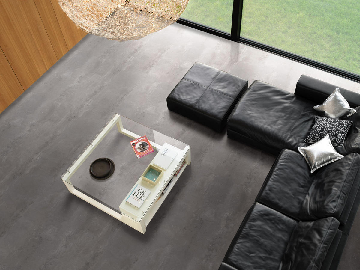 PVC-BELAG per  m² - Grau, Design, Kunststoff (400cm) - Venda