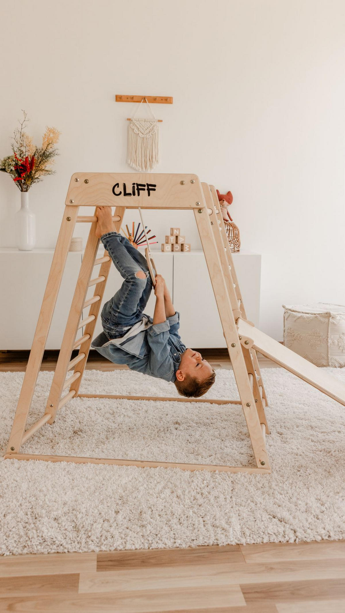 KLETTERGERÜST ZUBEHÖR  - Birkefarben, Basics, Holz (15/17cm) - CLIFF