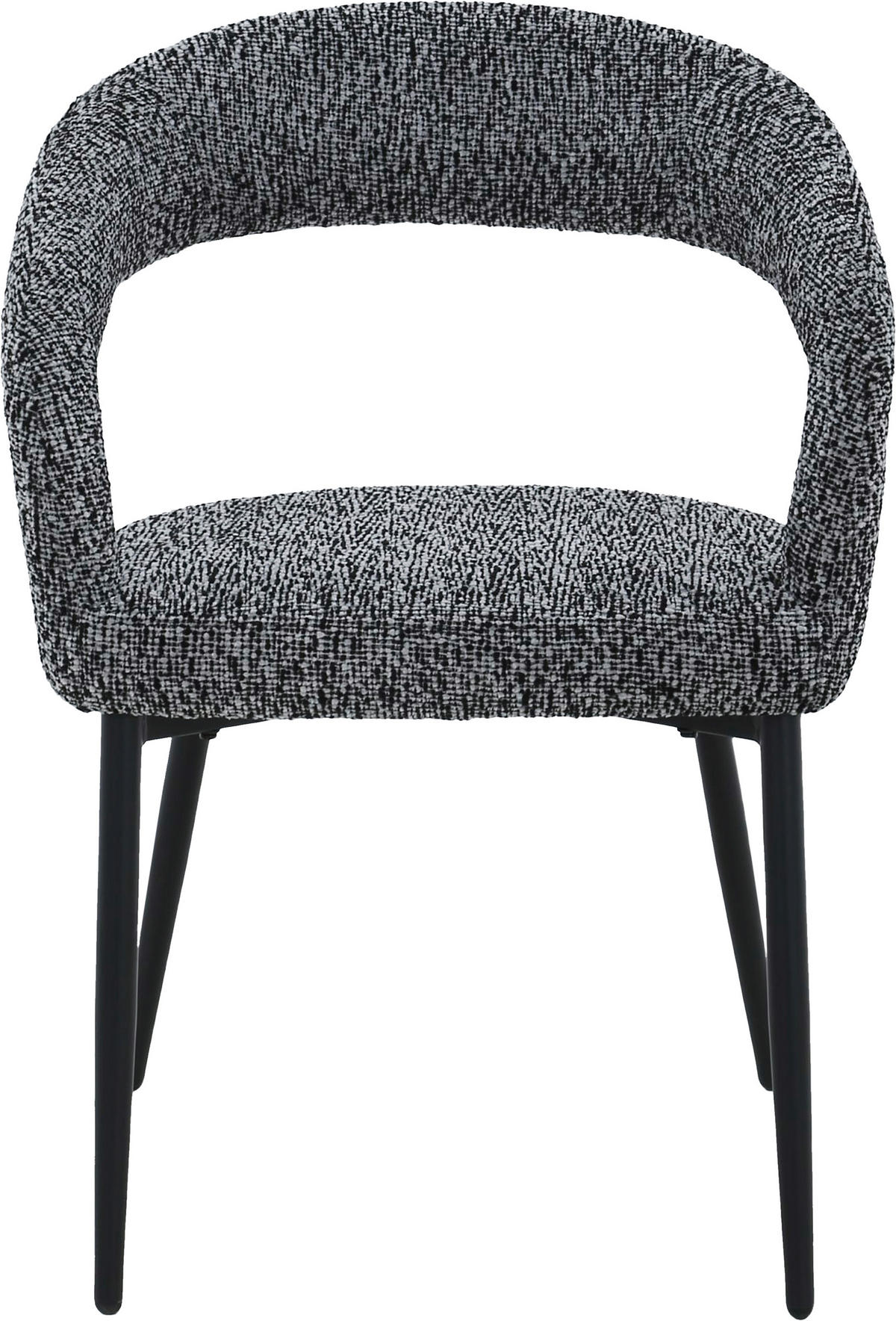 ARMLEHNSTUHL   - Schwarz, MODERN, Textil/Metall (59/79,5/60cm) - MID.YOU