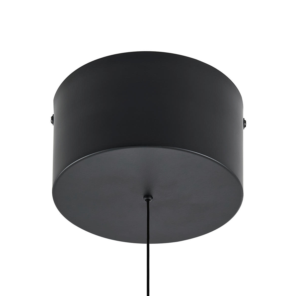 LED-HÄNGELEUCHTE Felis   - Schwarz, Basics, Glas/Metall (25cm) - Novel