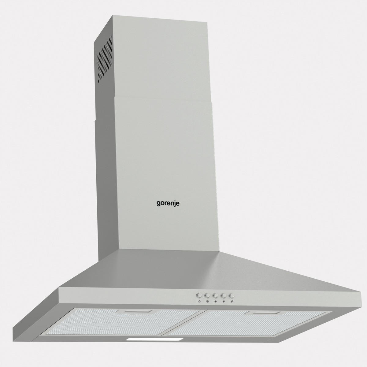 DUNSTABZUGSHAUBE WHC629E4X-DE  - Silberfarben, Trend, Kunststoff/Metall (60/16,6/45cm) - Gorenje