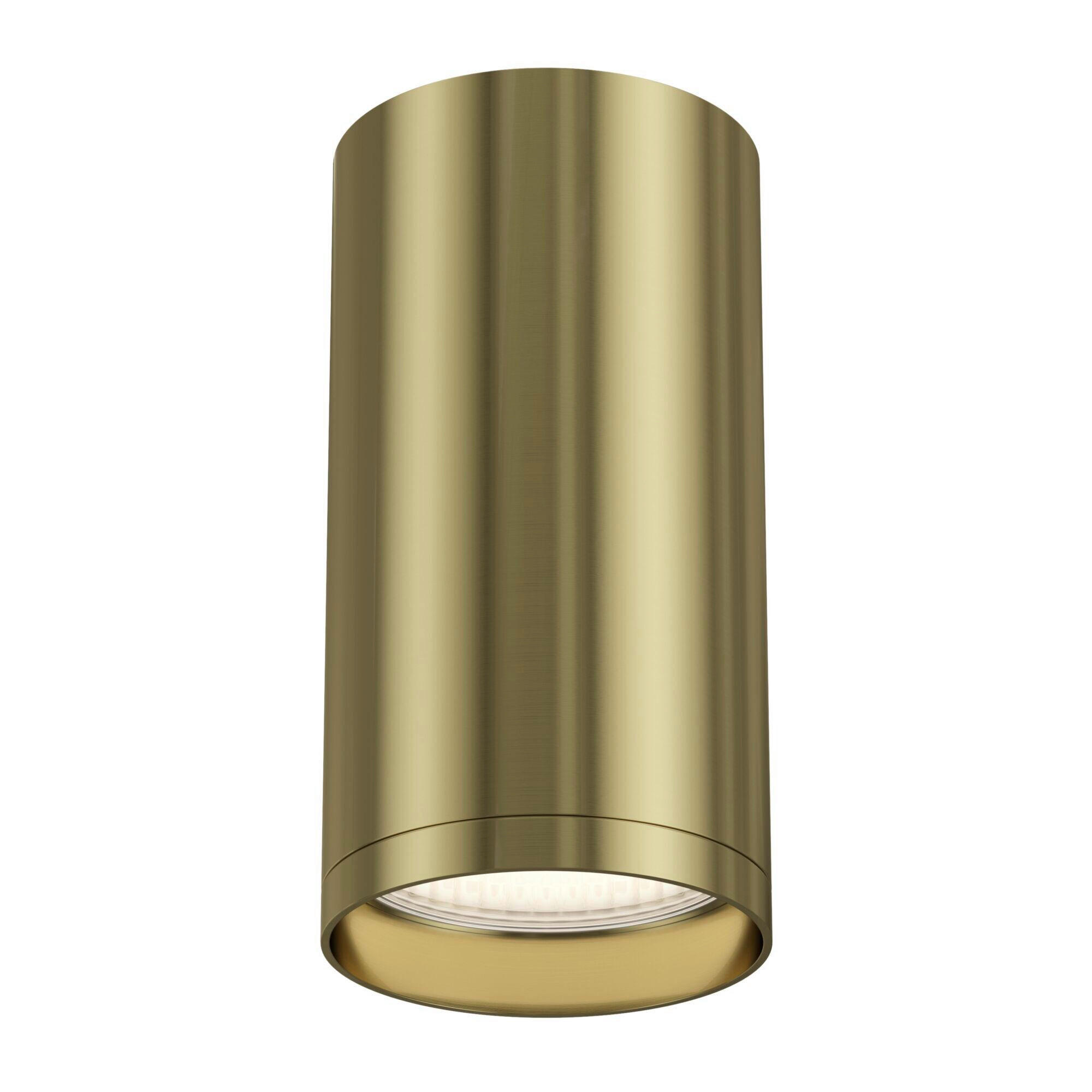 STRAHLER Ceiling & Wall 5.2/5,2/10 cm - Messingfarben, Trend, Metall (5.2/5,2/10cm) - MAYTONI
