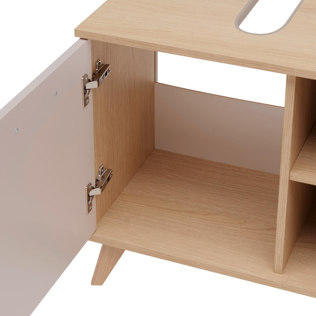 TVÄTTSTÄLLSUNDERSKÅP 60/58/35 cm  - kashmir/ekfärgad, Modern, trämaterial/plast (60/58/35cm) - Best Price