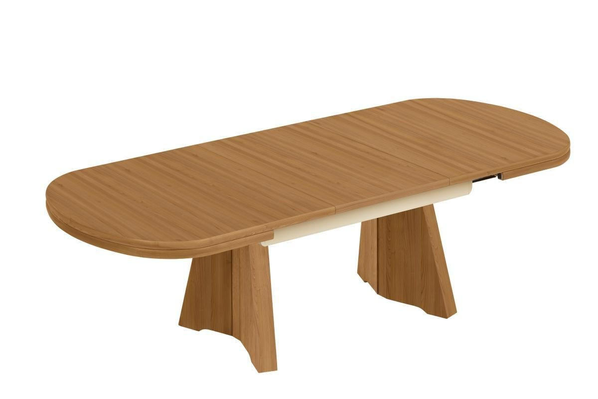 COUCHTISCH in Holz, Metall 125-165,5/71/54-73 cm  - Kirschbaumfarben, Konventionell, Holz/Metall (125-165,5/71/54-73cm) - Venda
