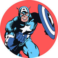 VLIESTAPETE Captain America  - Basics (125/125/cmcm) - Marvel