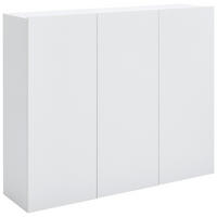 SCHUHSCHRANK Weiß  - Weiß, Design, Holzwerkstoff (120/100/34cm) - Hom`in