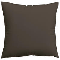 KISSENHÜLLE KNITTED JERSEY 40/40 cm  - Dunkelbraun, Basics, Textil (40/40cm) - Schlafgut