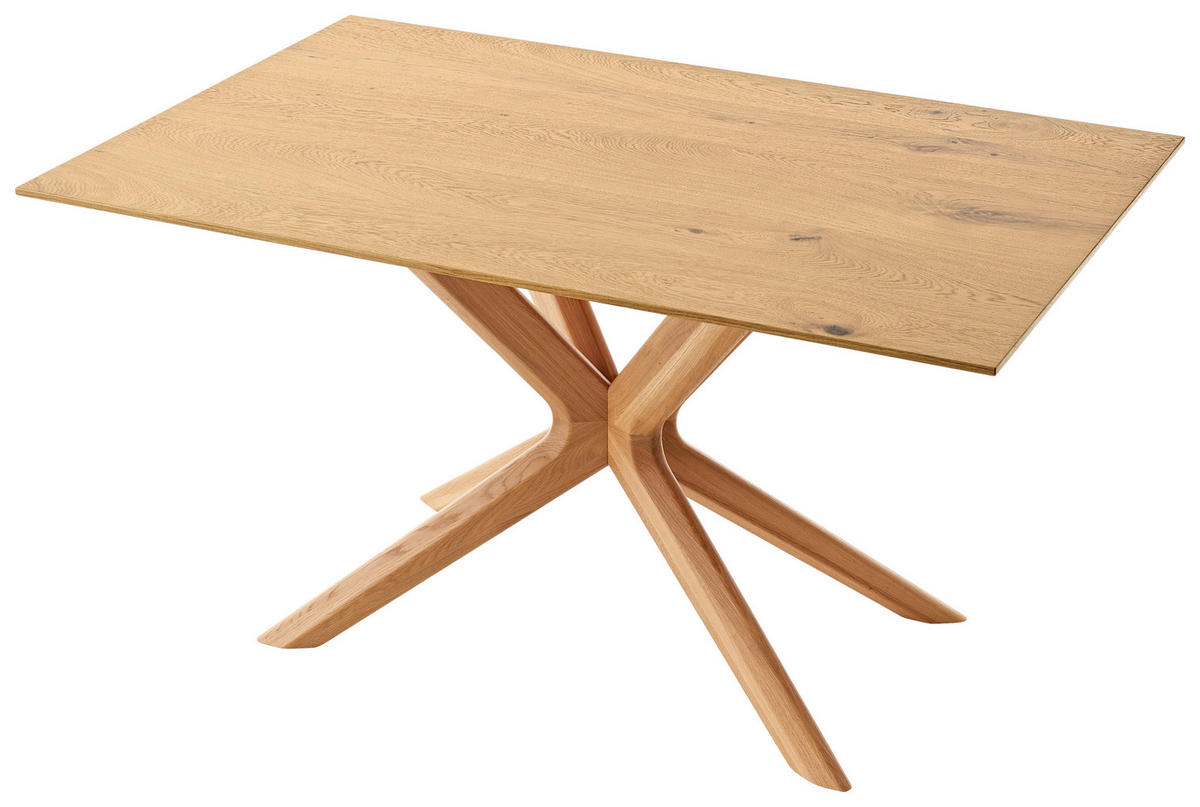ESSTISCH in Holz 160/90/76 cm  - Eichefarben, Design, Holz (160/90/76cm) - Koinor
