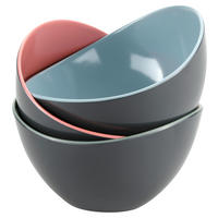 OBSTSCHALE   20/12/11 cm  - Pastellblau/Altrosa, Basics, Kunststoff (20/12/11cm) - Kesper