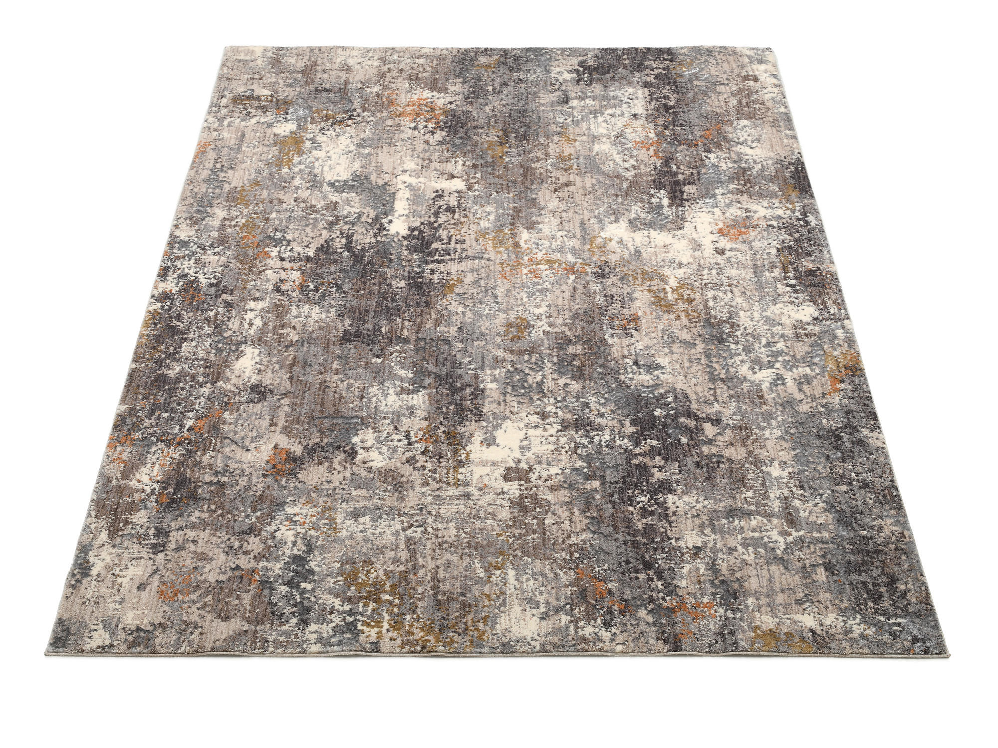 WEBTEPPICH 155/230 cm Elarion Grau, Dunkelgrau, Beige  - Dunkelgrau/Beige, Design, Textil (155/230cm) - Novel