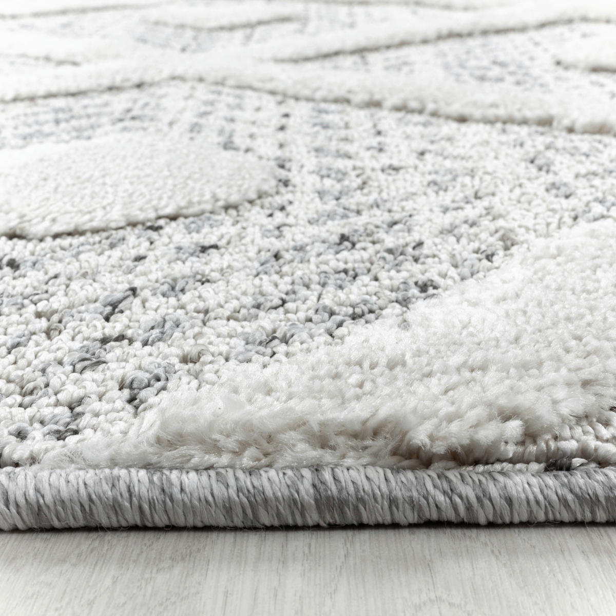 WEBTEPPICH 160 cm Pisa 4707 grau  - Grau, KONVENTIONELL, Textil (160cm) - Novel