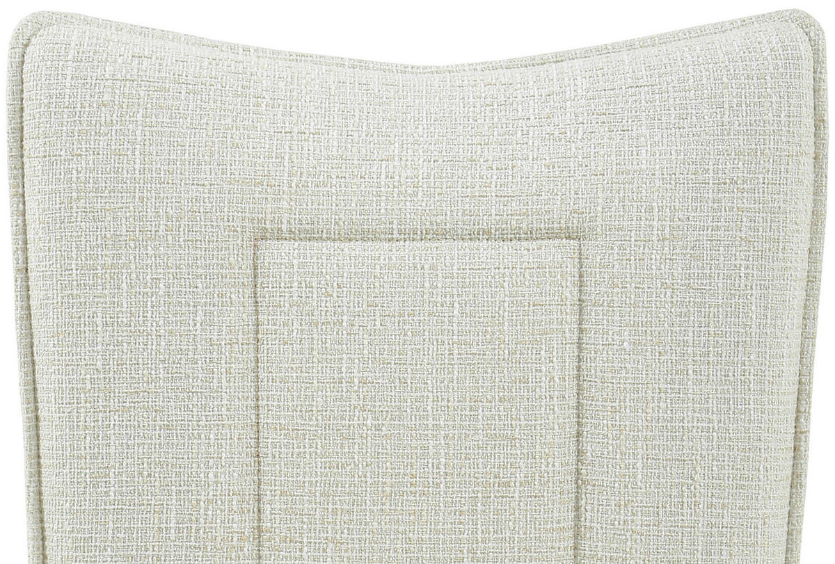 STOL järn vävt tyg  - beige/svart, Design, metall/textil (49/89/66cm) - Carryhome
