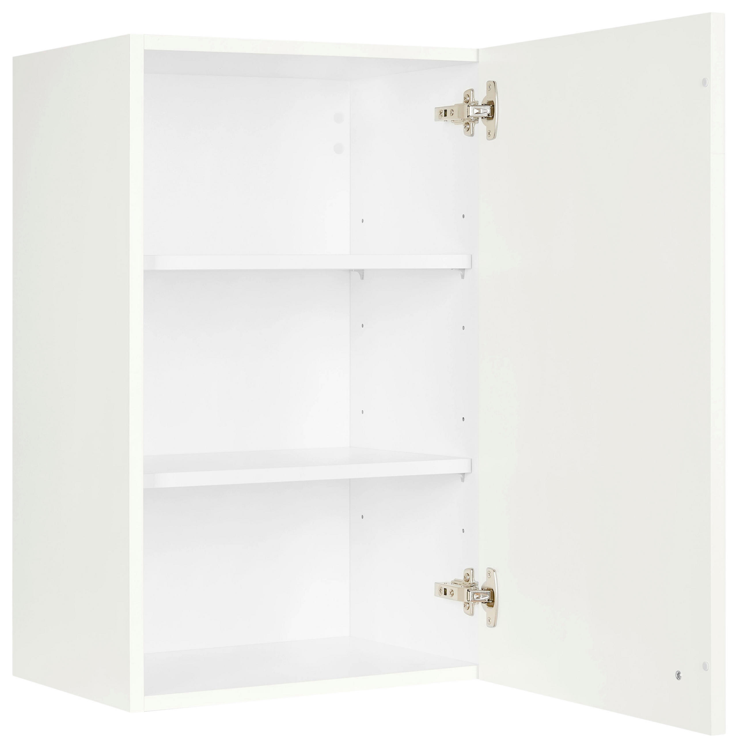 KÜCHENOBERSCHRANK 45/72/35 cm  in Weiß  - Schwarz/Weiß, MODERN, Holzwerkstoff/Metall (45/72/35cm) - Nobilia