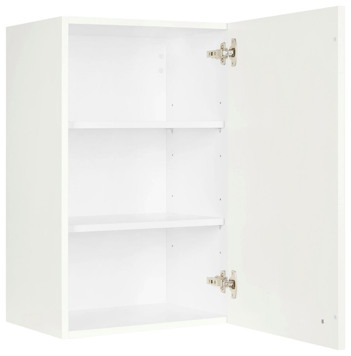 KÜCHENOBERSCHRANK 45/72/35 cm  in Weiß  - Schwarz/Weiß, MODERN, Holzwerkstoff/Metall (45/72/35cm) - Nobilia