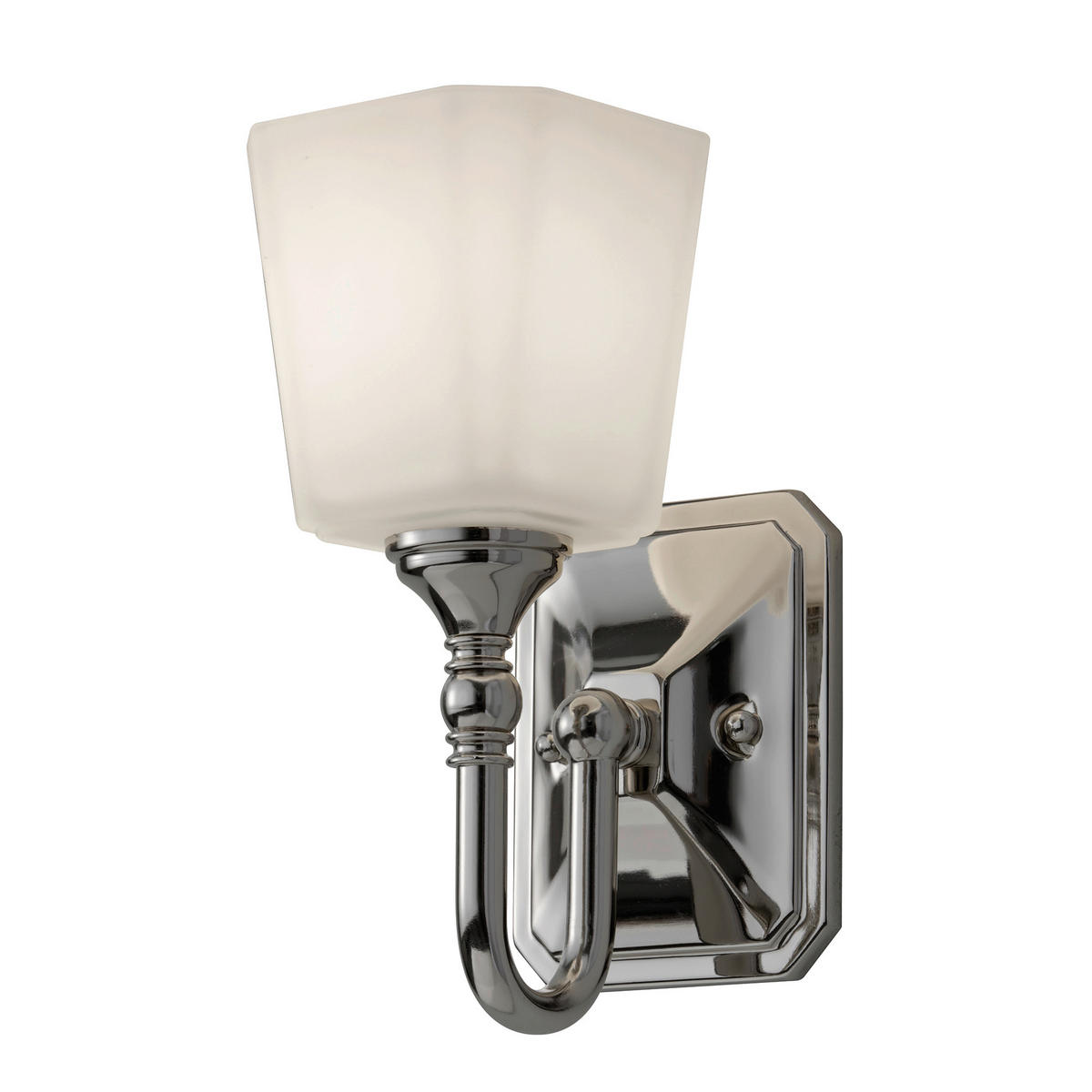 BADEZIMMER-WANDLEUCHTE - Chromfarben, Romantik / Landhaus, Glas/Metall (11.7/25.7/15.2cm) - Elstead Lighting