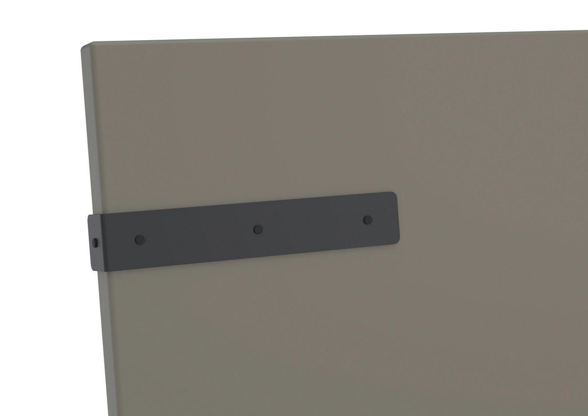 BETT 140/200 cm  in Grau, Grün  - Schwarz/Grau, Design, Holzwerkstoff/Metall (140/200cm) - Xora