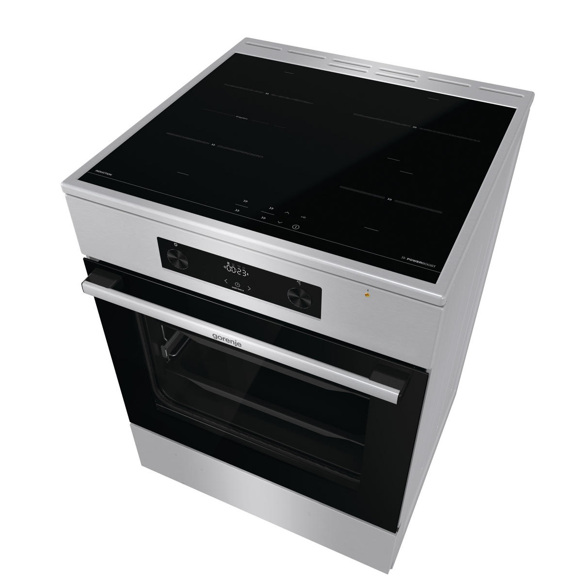 HERDSET GEIT6C60XPG  - Edelstahlfarben, MODERN, Glas/Kunststoff (60/85/60cm) - Gorenje