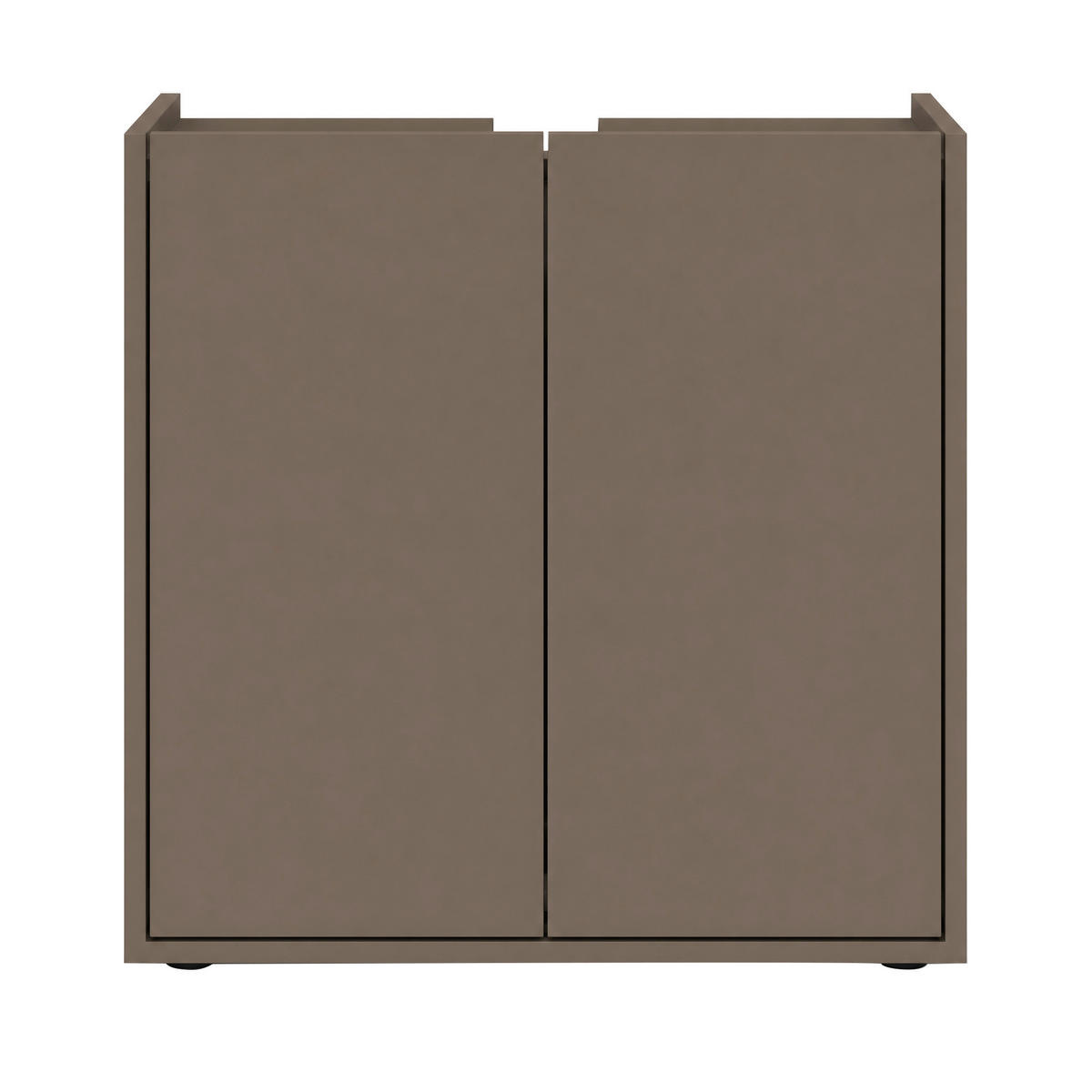 WASCHBECKENUNTERSCHRANK 60/62/35 cm  - Schwarz/Cappuccino, Trend, Holzwerkstoff/Kunststoff (60/62/35cm) - MID.YOU