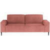 SCHLAFSOFA in Webstoff Rosa  - Schwarz/Rosa, Design, Textil/Metall (240/89/103cm) - Ti'me