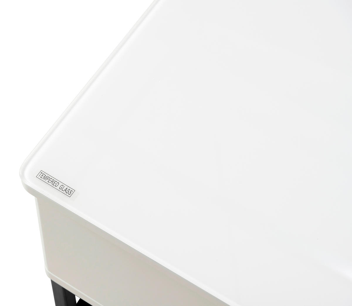 COUCHTISCH in Metall 70/40,5-65,5/60 cm  - Schwarz/Weiß, Design, Metall (70/40,5-65,5/60cm) - Livetastic