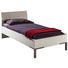 BETT in Weiß - Weiß/Grau, KONVENTIONELL, Holzwerkstoff/Metall (90/200cm) - Xora BETT in Weiß - Weiß/Grau, KONVENTIONELL, Holzwerkstoff/Metall (90/200cm) - Xora