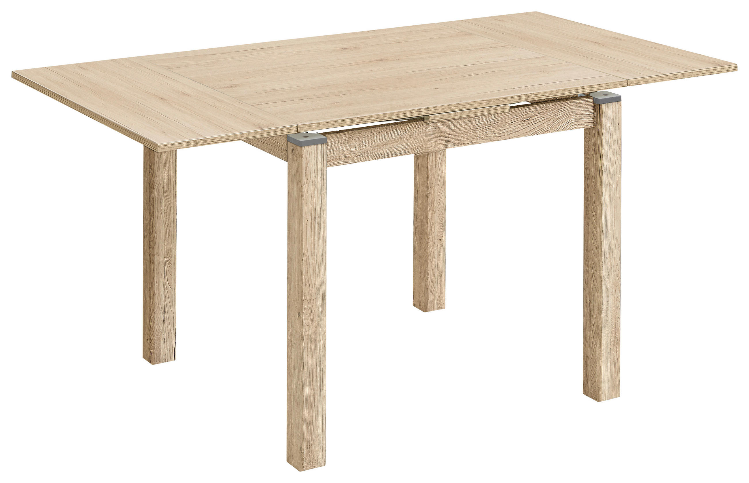 ESSTISCH Eiche San Remo  ausziehbar, Variantenauswahl  - Eiche San Remo, KONVENTIONELL, Holzwerkstoff (80-140/80/76cm) - Valdera