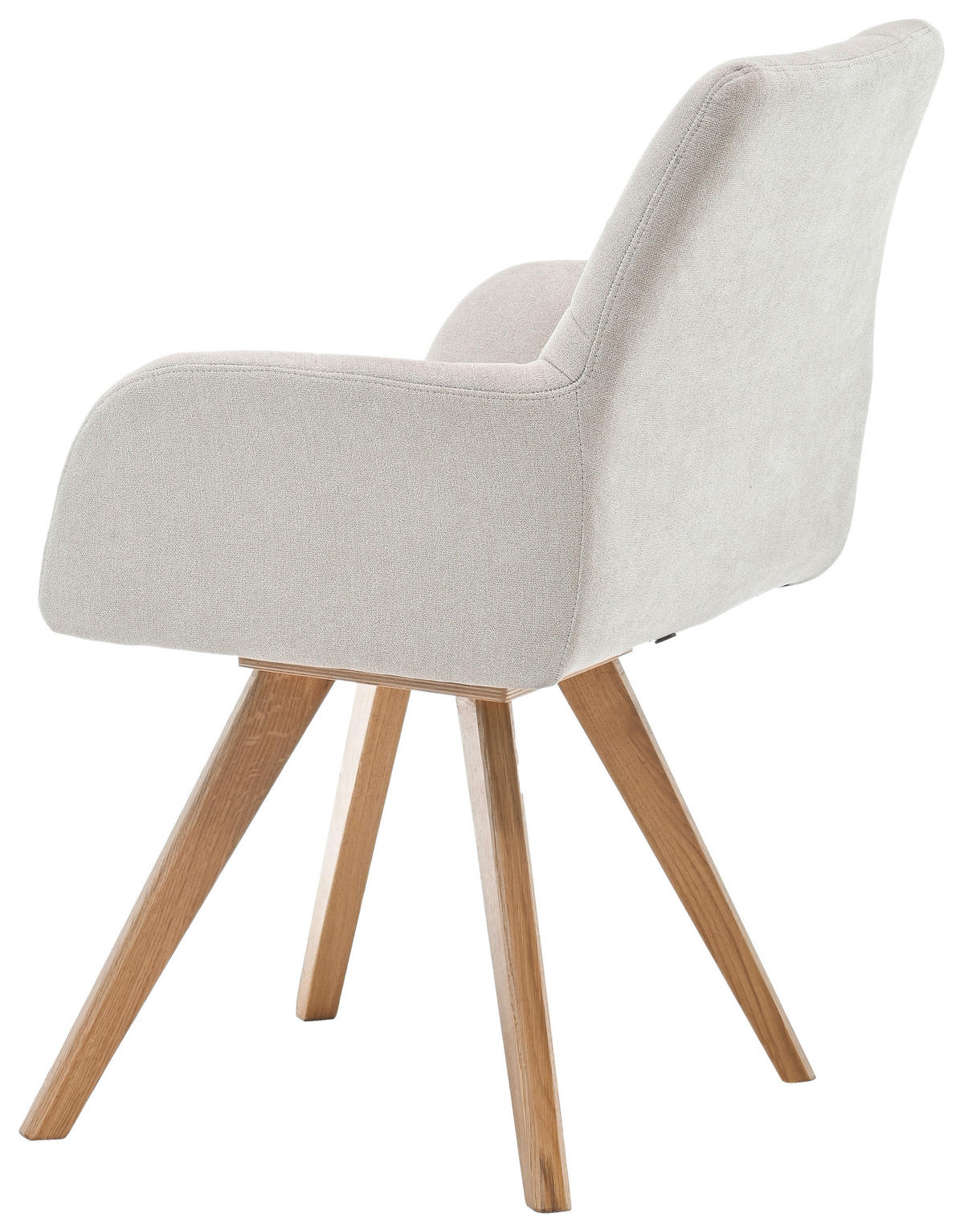 ARMLEHNSTUHL  in Mikrofaser  - Eichefarben/Creme, LIFESTYLE, Textil (61/88/66,5cm) - Boxxx