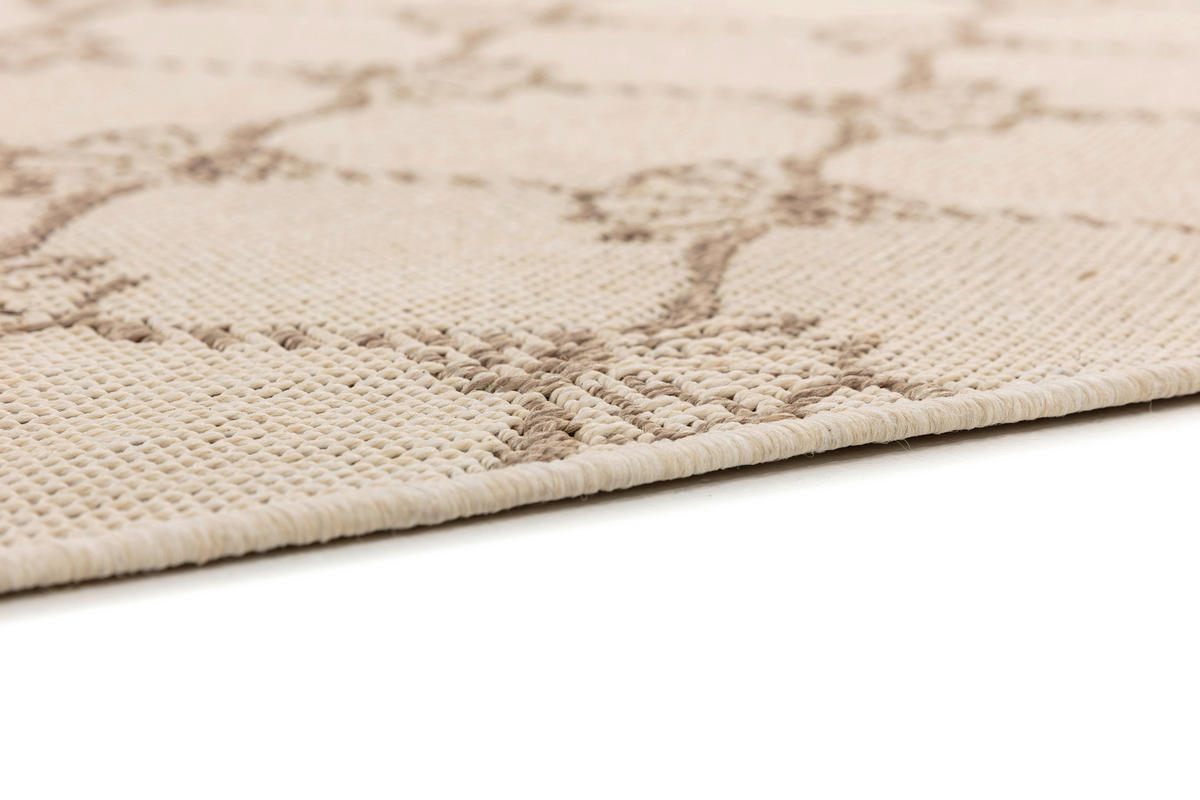 OUTDOORTEPPICH  für Terrasse und Balkon 80/150 cm Cornflower Creme  - Creme, Basics, Textil (80/150cm) - Joop!