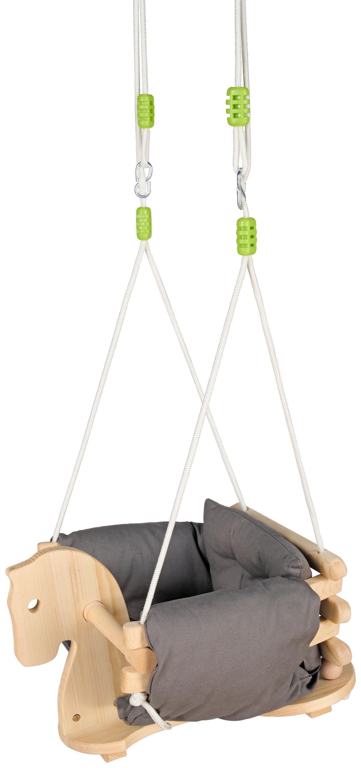 GUGALNICA ZA DOJENČKE - siva, Trend, kovina/umetna masa (46/37/33cm) - My Baby Lou
