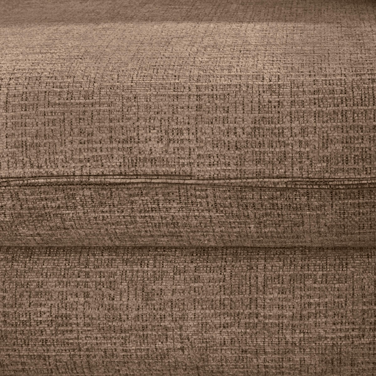 ECKSOFA inkl. Funktionen Braun Struktur  - Schwarz/Braun, Design, Holz/Textil (245/161cm) - Stylife