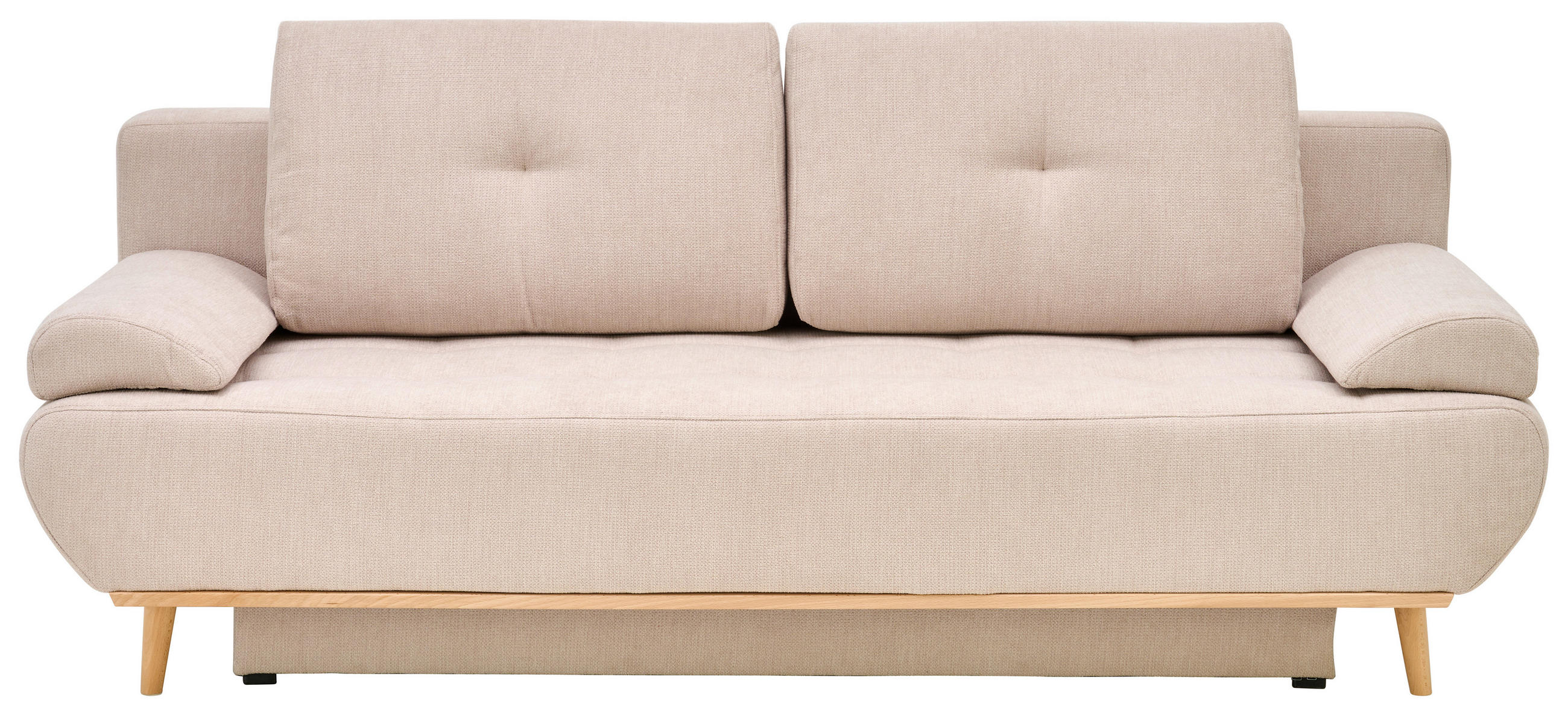 Novel ROZKLÁDACÍ POHOVKA, textil, béžová