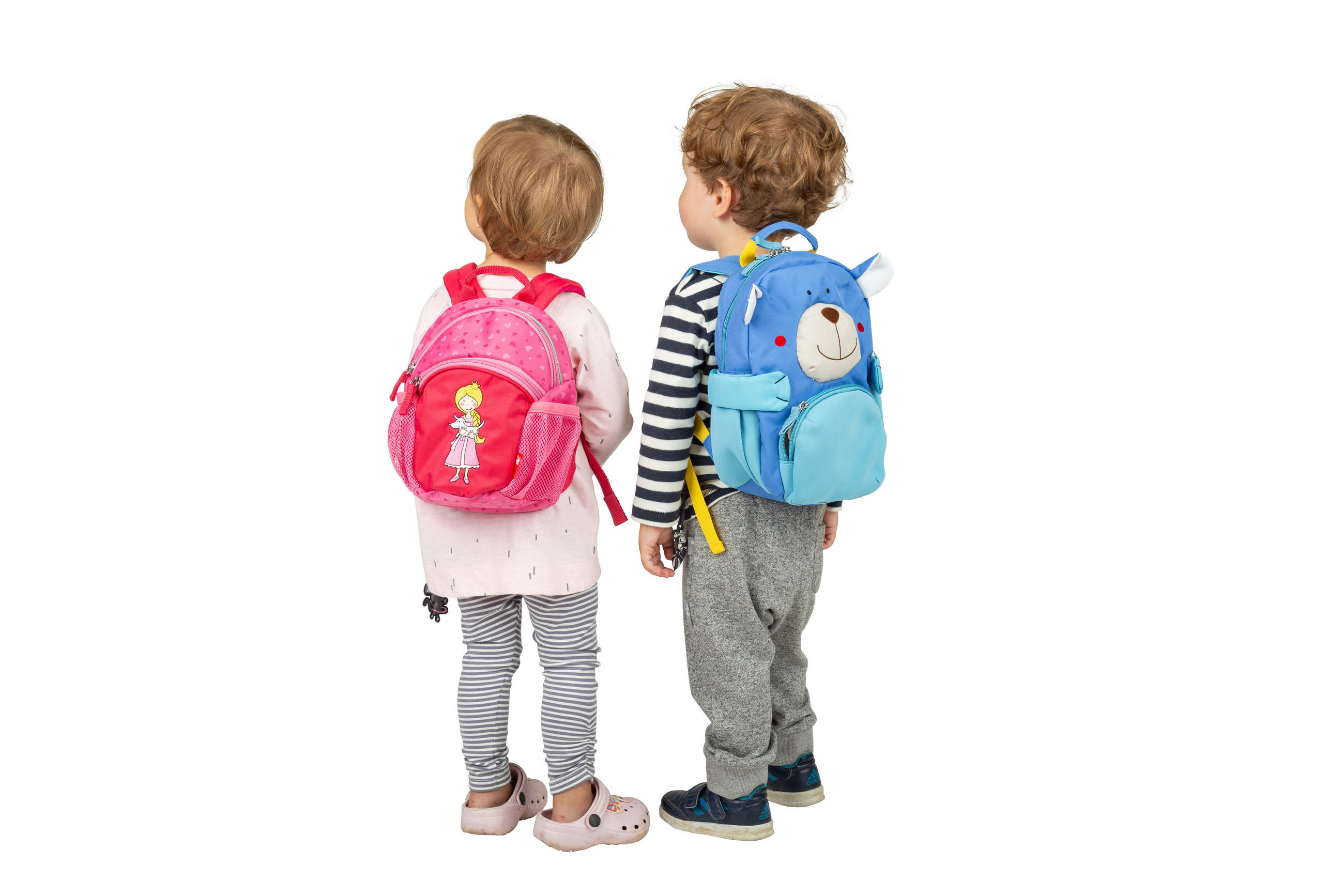 KINDERRUCKSACK Bär  - Dunkelblau/Hellblau, Basics, Textil (22/26/21cm) - Sigikid