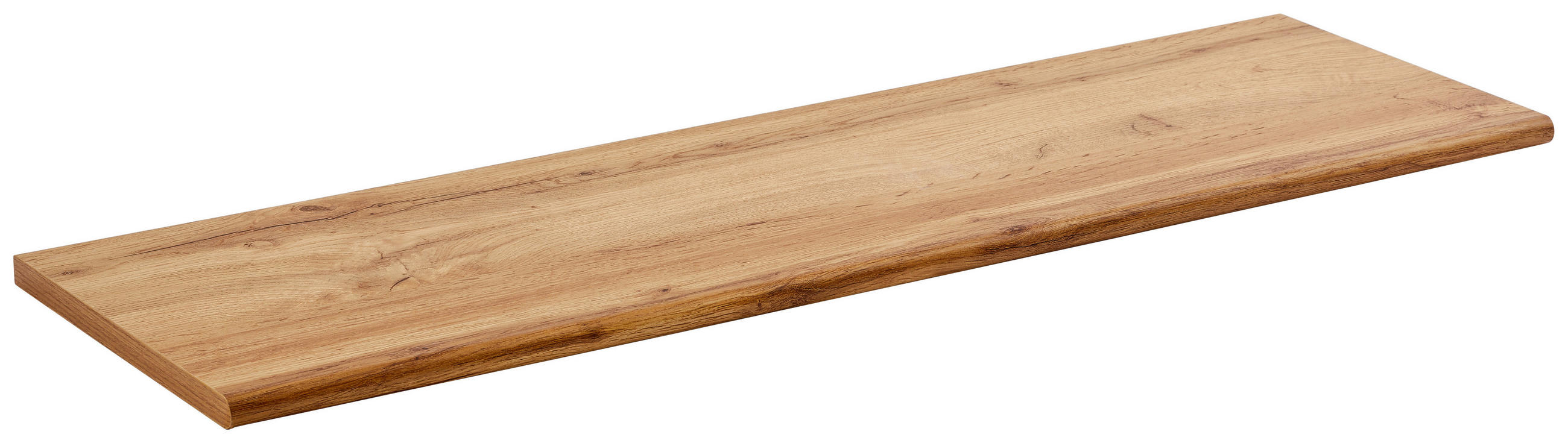 POLIȚĂ DE PERETE in 90/1,8/28 cm stejar sălbatic  - stejar sălbatic, Konventionell, material pe bază de lemn (90/1,8/28cm) - Xora